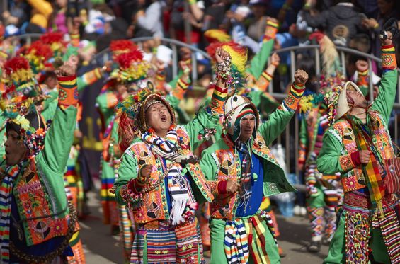 Take part in a Bolivian festival