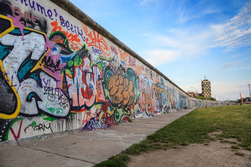 The East Side Gallery and the Berlin Wall