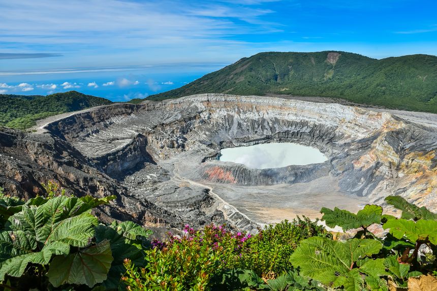 National Park of Poas Volcano