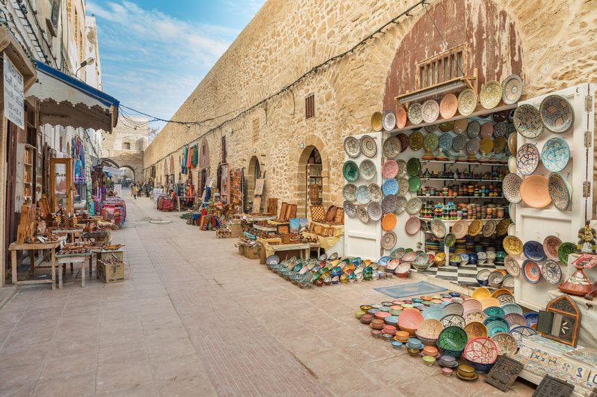 The souk of Essaouira