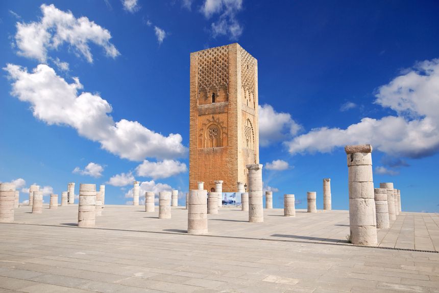 Hassan Tower and the Mausoleum of Mohammed V