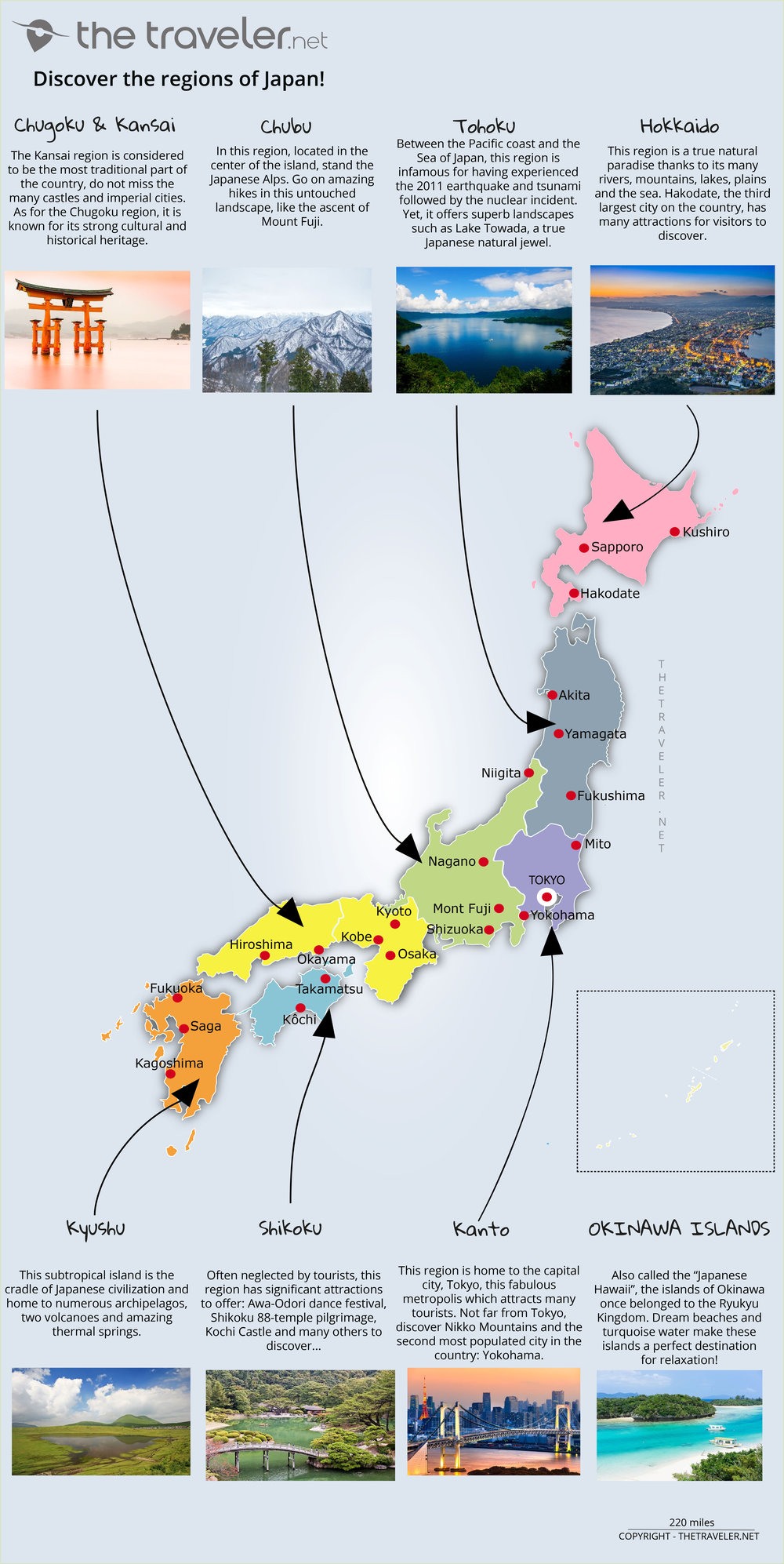 japan tourist destinations map