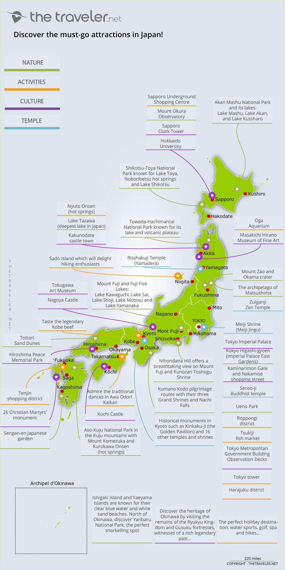 japan cities to visit map