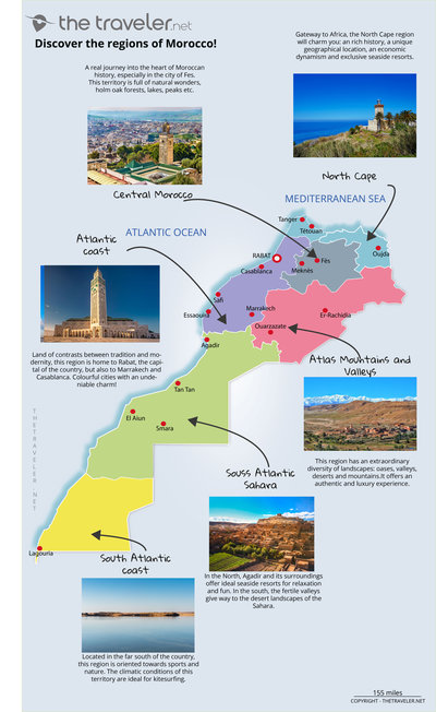 region Morocco map