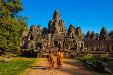 Les moines du temple Bayon 
