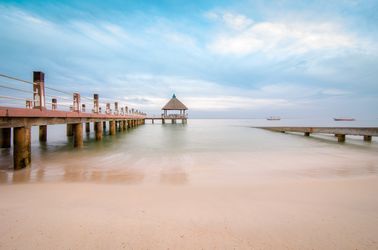 La plage de l'Indépendance