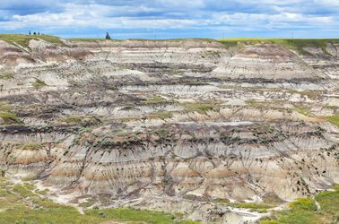 Les sentiers des Badlands dans le Drumheller