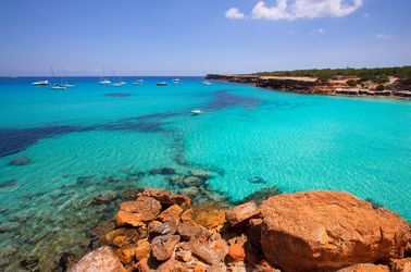 La plage de Cala Saona 