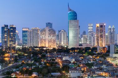 Le centre ville de Jakarta 