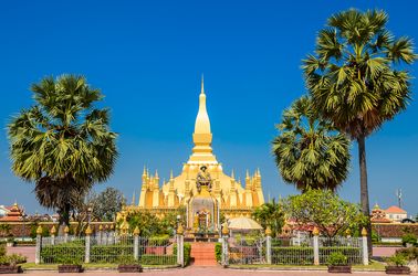 Le temple bouddhiste de Pha That Luang