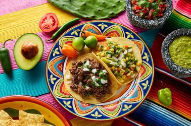 Tacos, tortilla, guacamole !