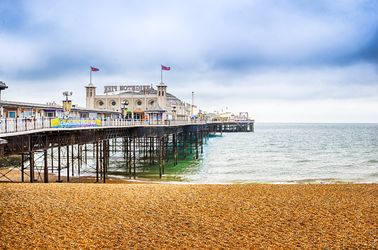 La plage de Brighton