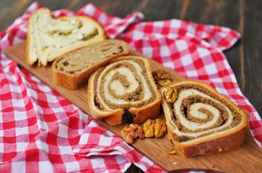 Potica, un gâteau roulé à base de noix
