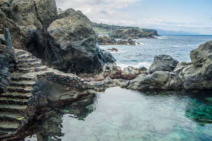 plage Natural pool of Charco de la Laja, San Juan de la Rambla