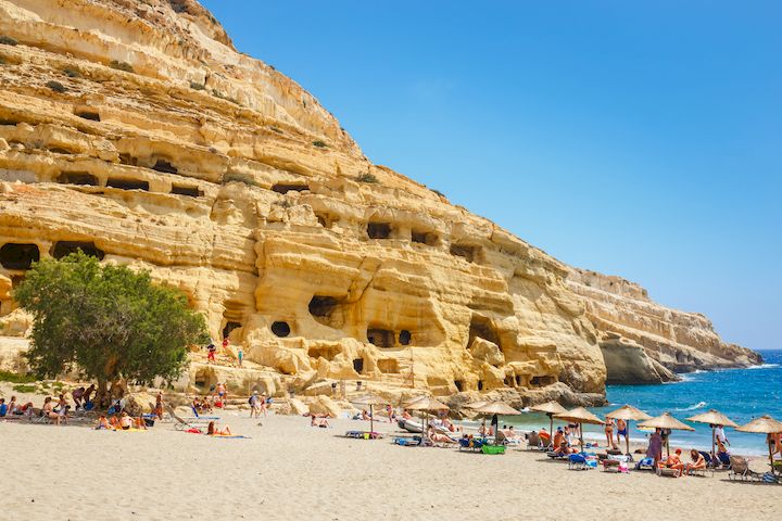 plage Matala beach