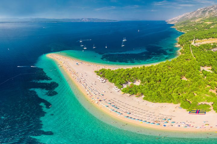 plage Zlatni Rat Beach, Brac Island