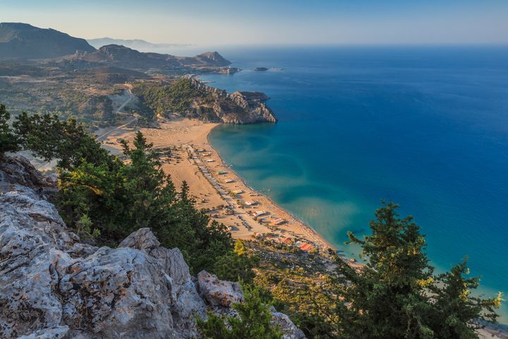 plage Tsambika Beach (Rhodes)