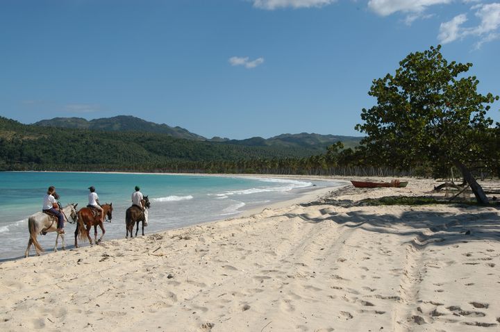 plage Playa Rincon, Las Galeras