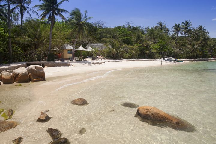 plage Whale Island beach